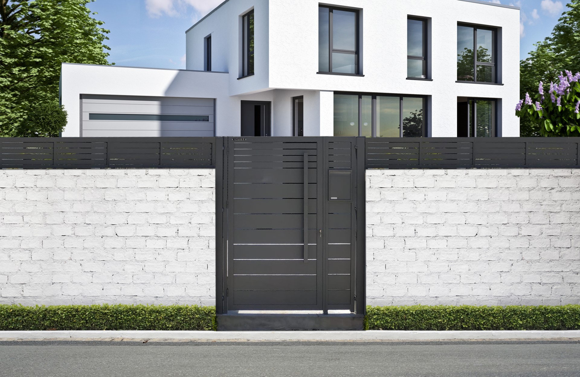 שער בדגם פרופילים