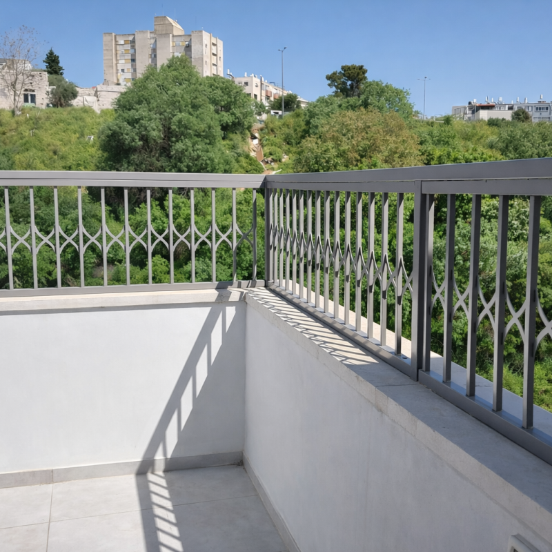 Aluminium Railing Elevation - טרלידור
