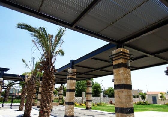 פרגולת הצללה מאלומיניום