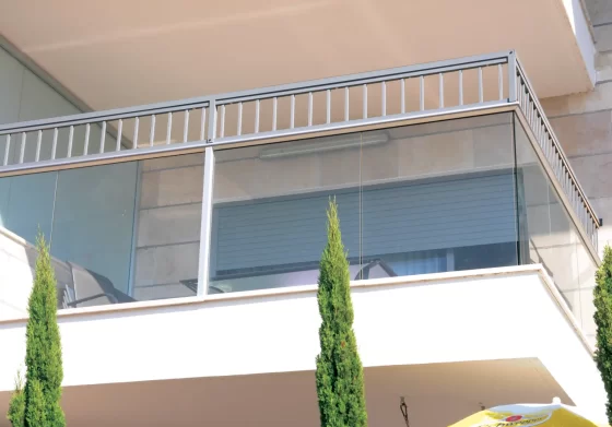 הגבהת מעקה אלומיניום