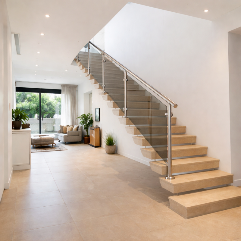 מעקה דגם חבקים