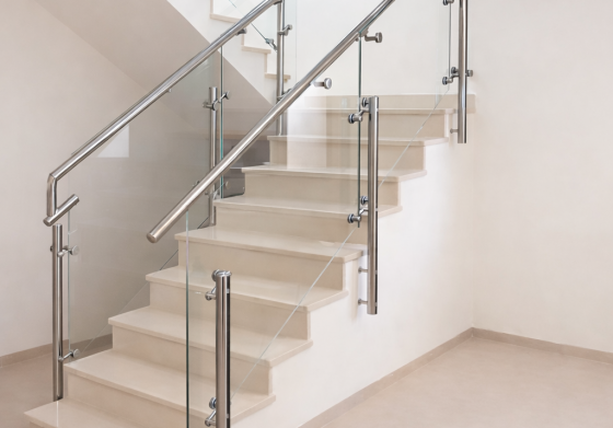 מעקה דגם טבעות