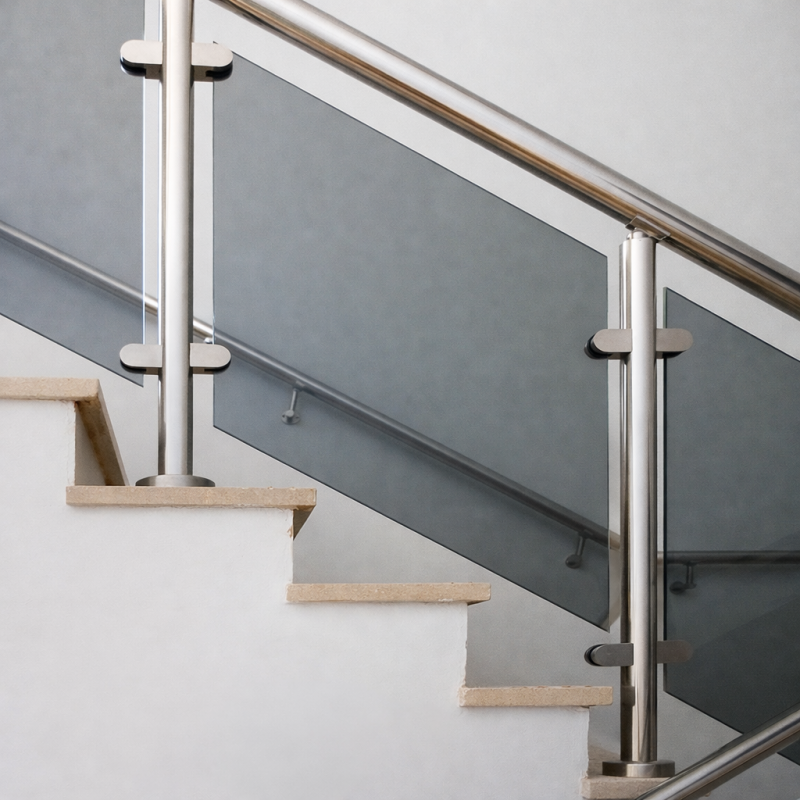 מעקה זכוכית