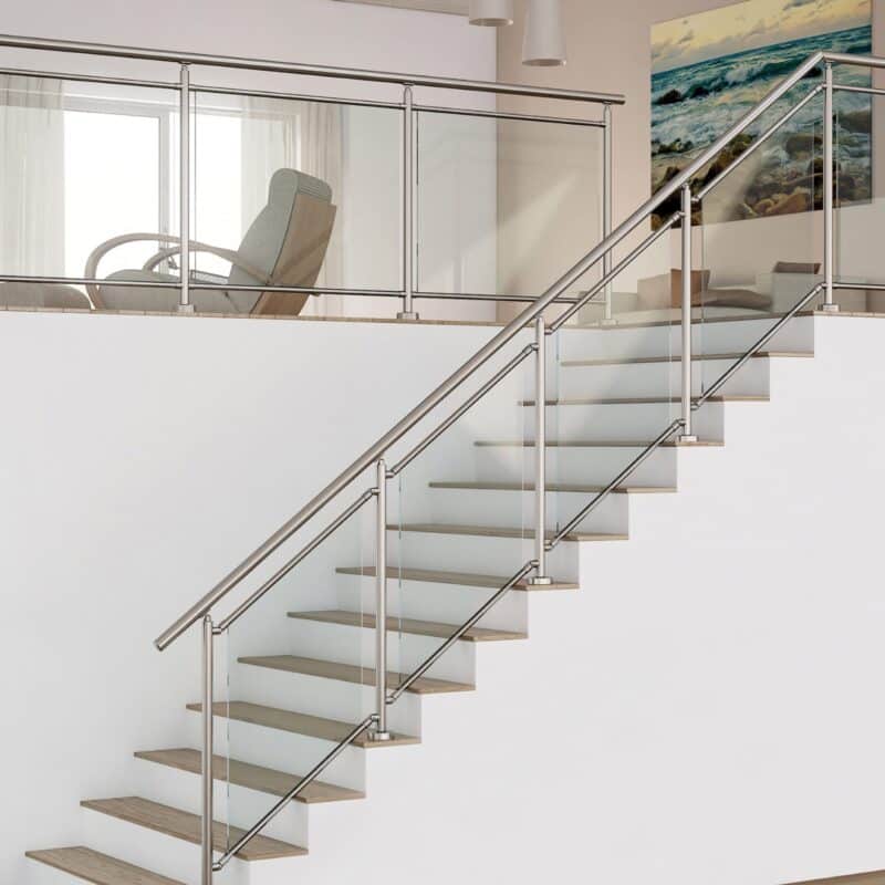 מעקה זכוכית