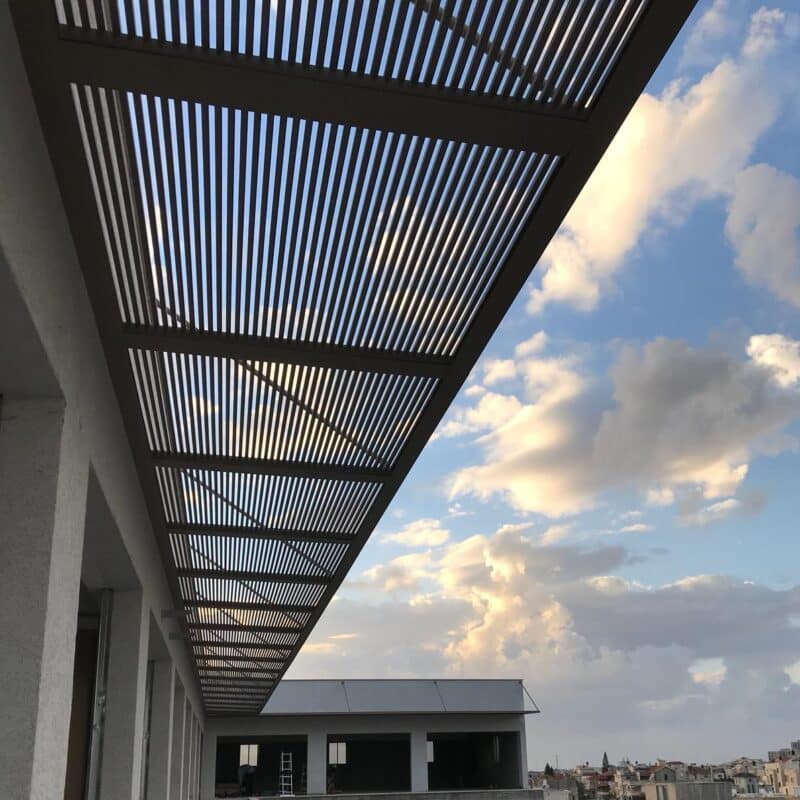 פרגולה אלומיניום הצללה
