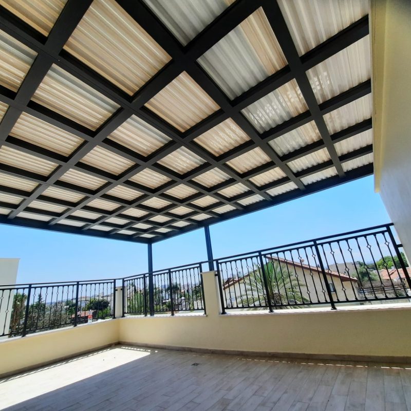 פרגולת הצללה למרפסת