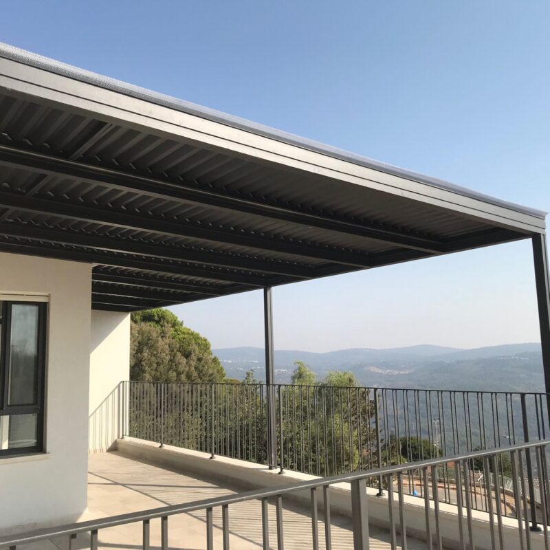 פרגולת הצללה אלומיניום