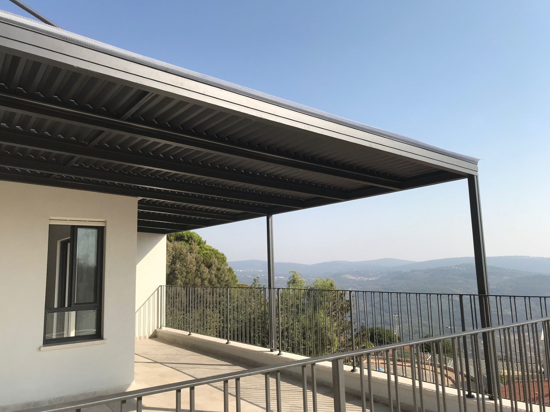 פרגולת הצללה אלומיניום