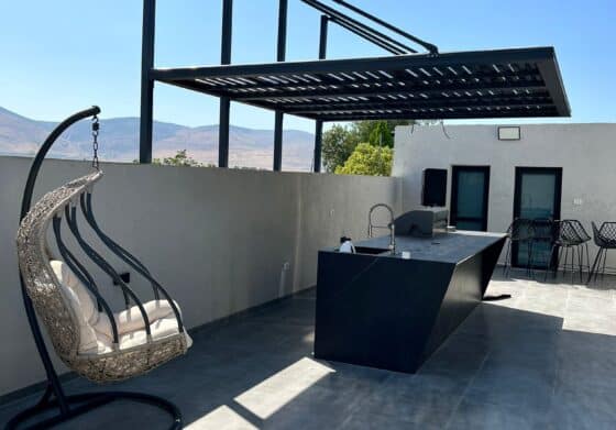 פרגולה למטבח חוץ