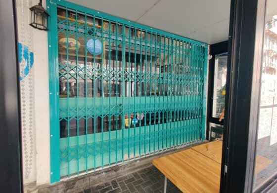 סורג מתקפל ירוק