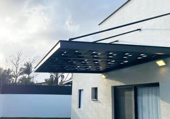 פרגולה דגם גלי