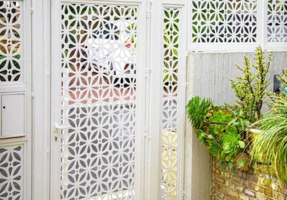 שער דגם חיתוך לייזר