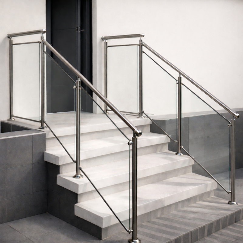 מעקה זכוכית