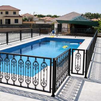 דגמי מעקות חוץ - אלומיניום