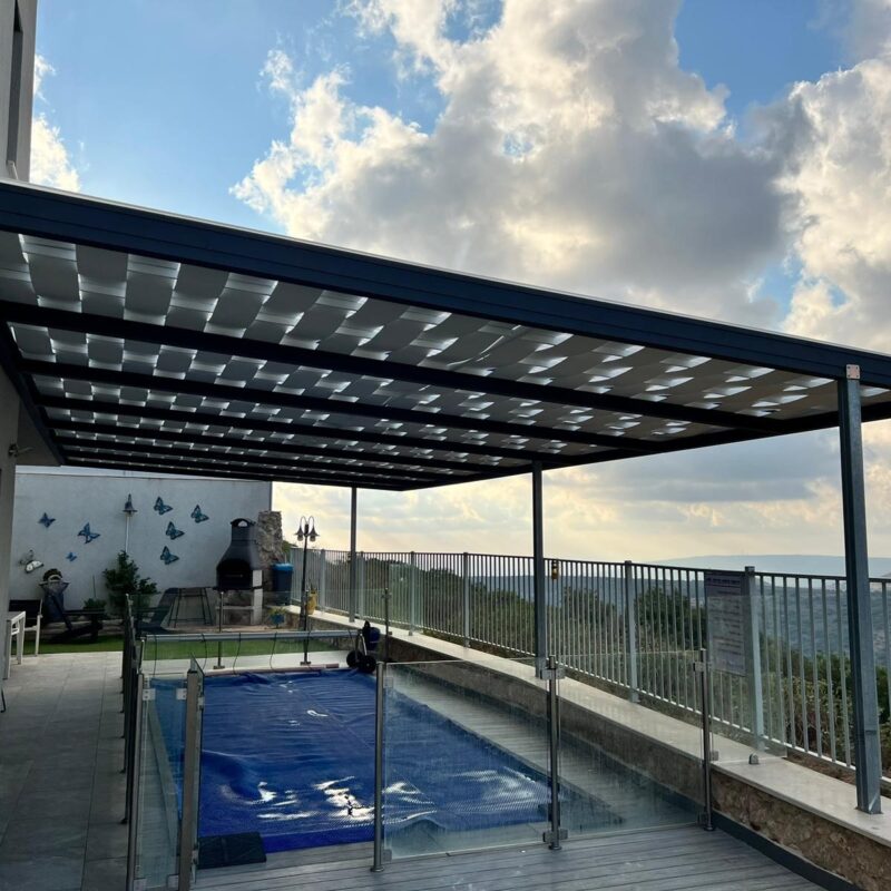 פרגולה דגם גלי