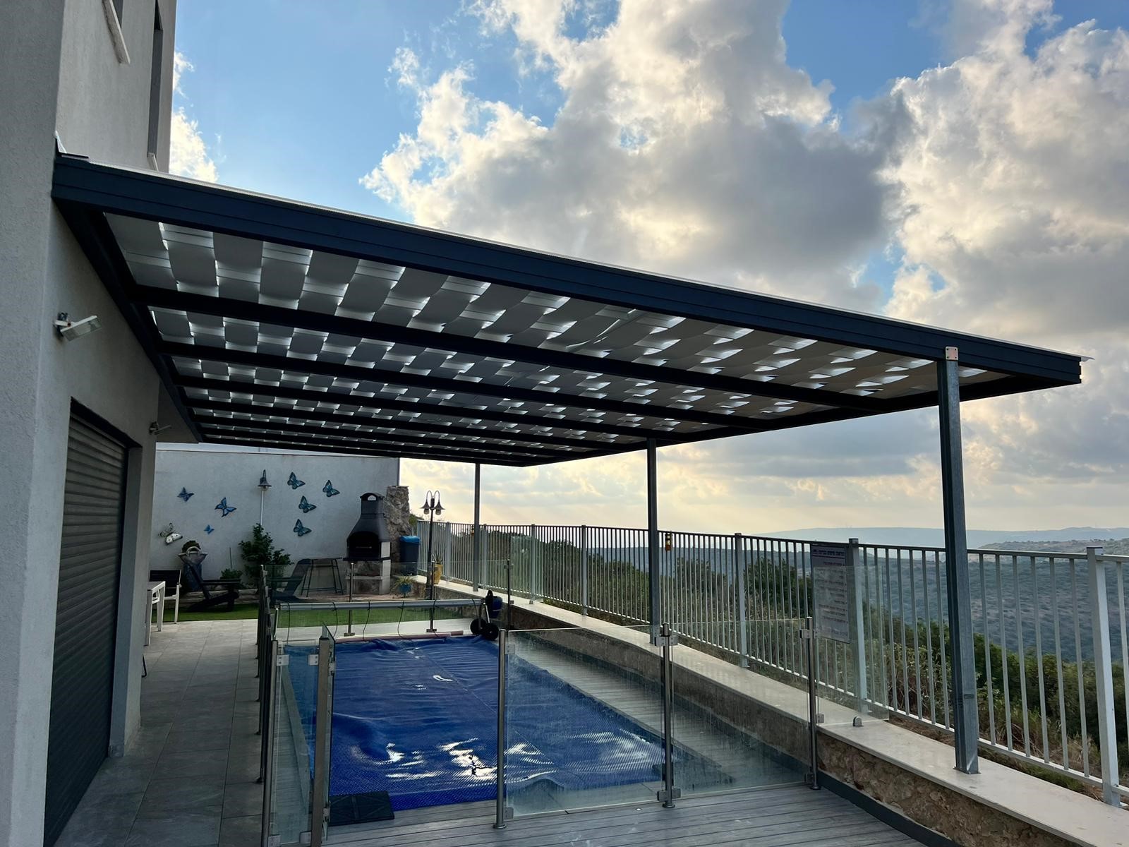 פרגולה דגם גלי