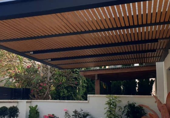 פרגולה דמוי עץ