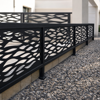 מעקות בחיתוכי לייזר